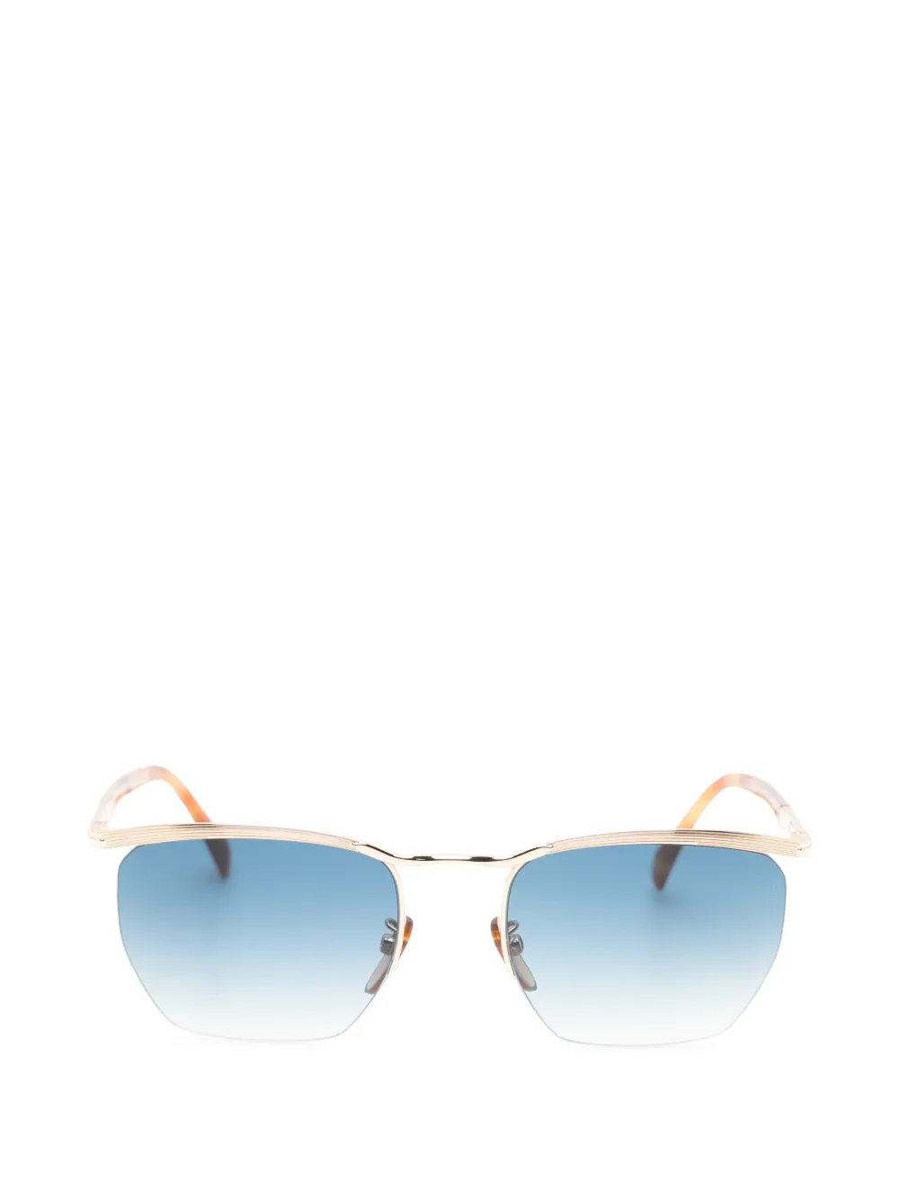 Eyewear by David Beckham Occhiali da sole geometrici - Oro