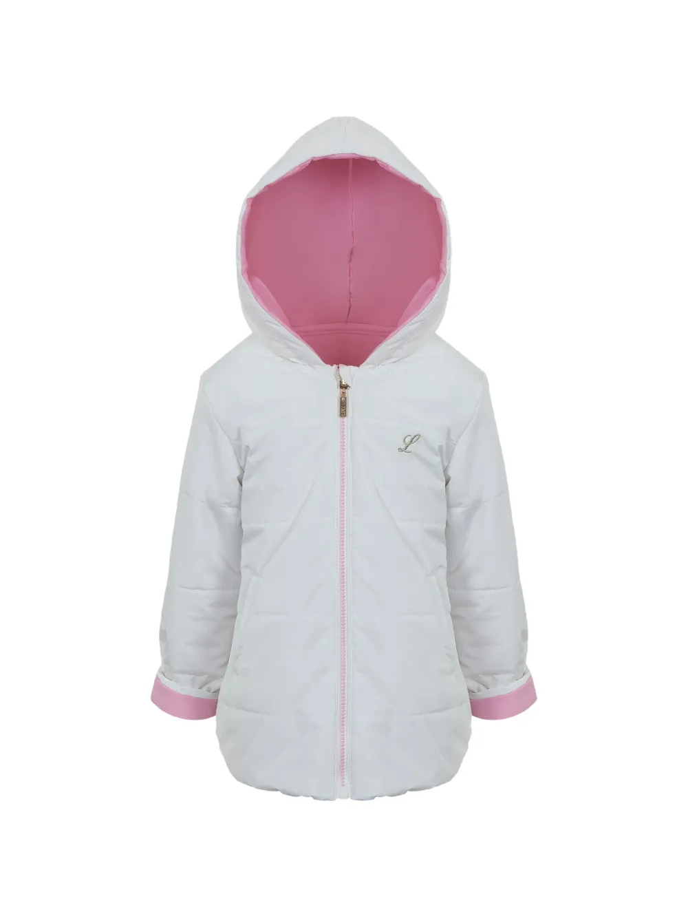 Lapin House Giacca reversibile con cappuccio - Bianco