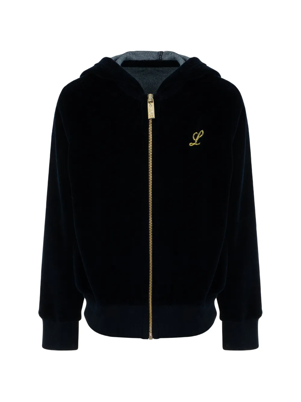 Lapin House Hoodie met rits Blauw