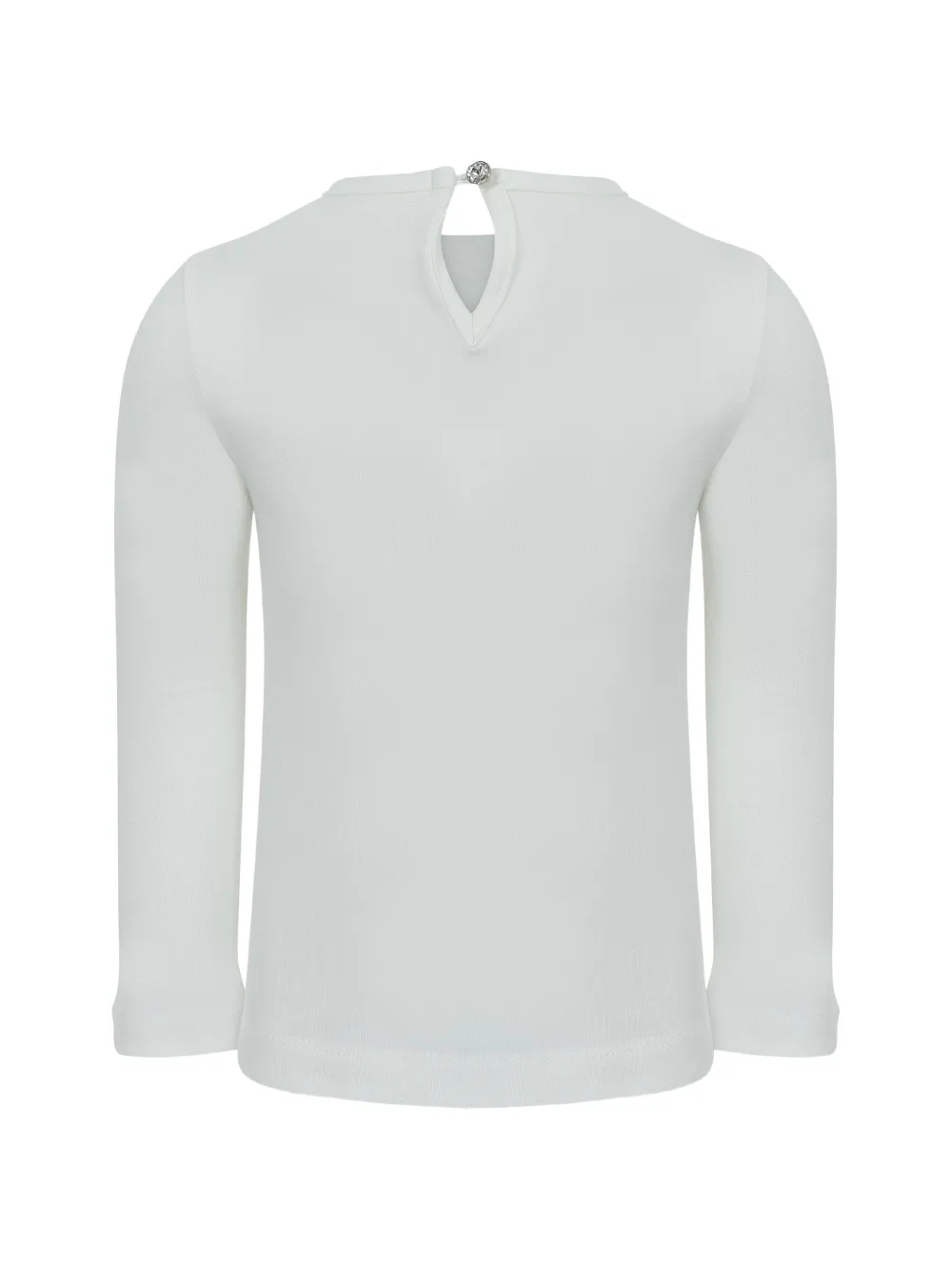 Lapin House T-shirt verfraaid met kristallen Wit