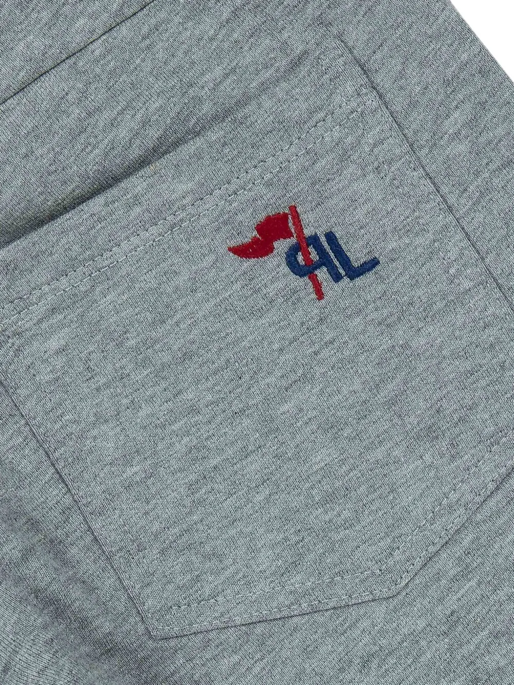 Lapin House Trainingsbroek met geborduurd logo Grijs