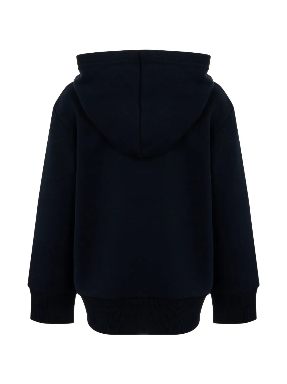 Lapin House Hoodie met geborduurd logo en rits Blauw