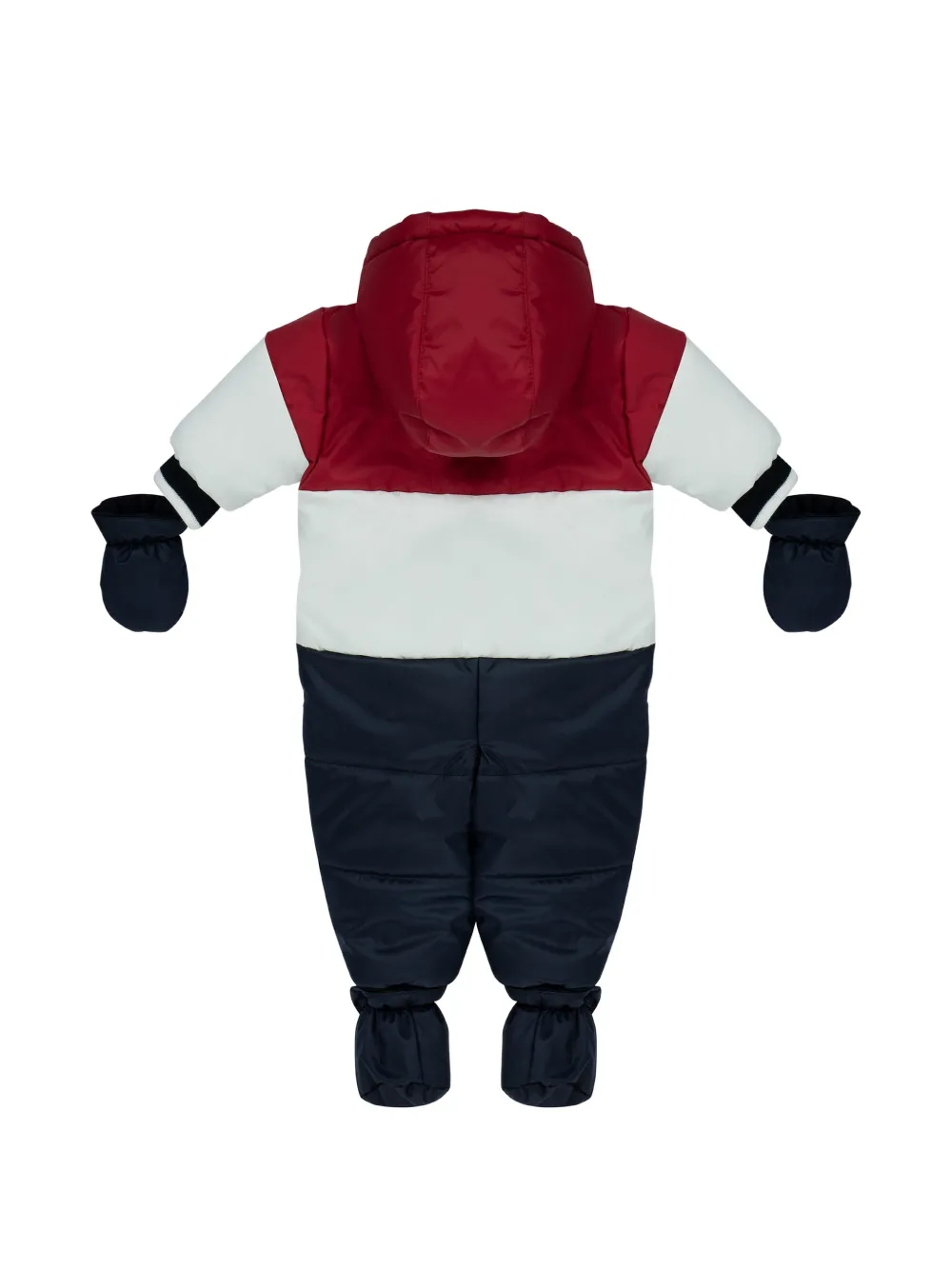 Lapin House Gewatteerd pak met colourblocking Blauw