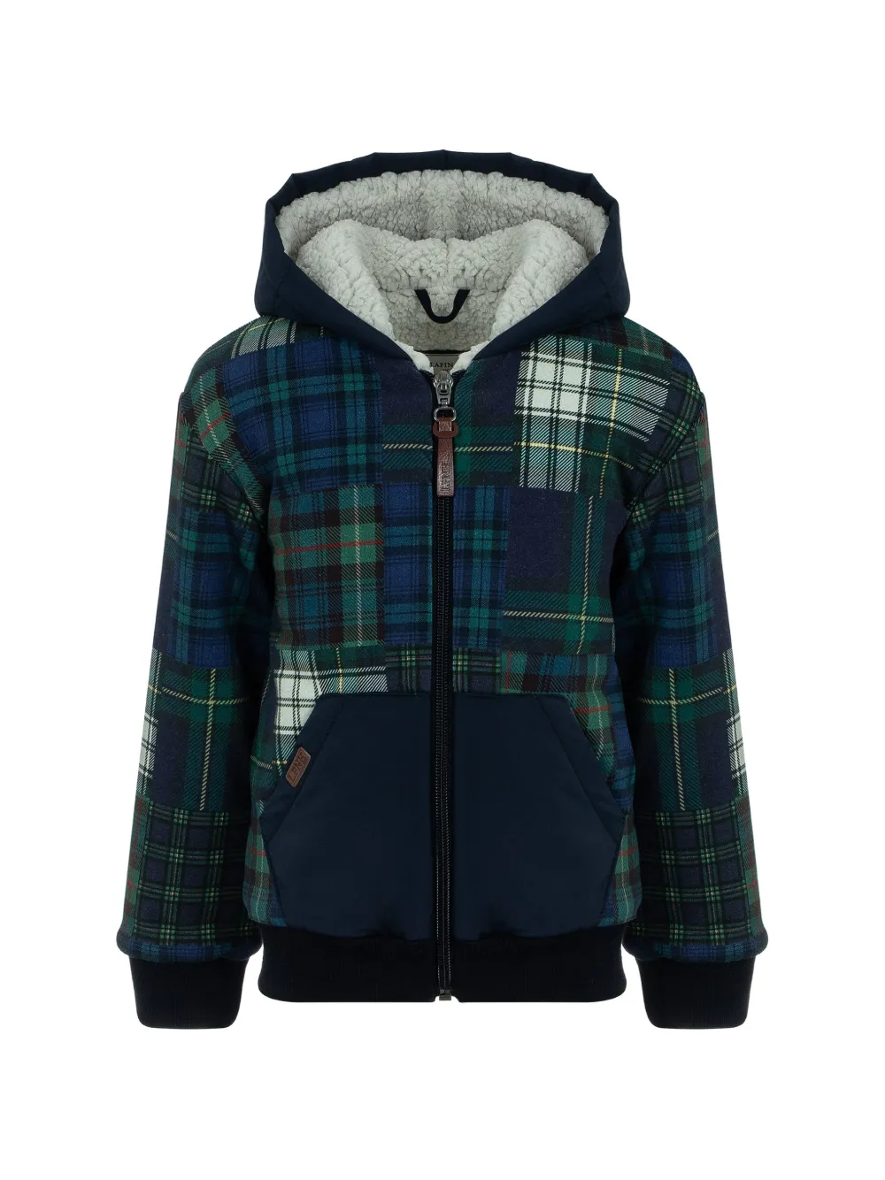 Lapin House Felpa con motivo a quadri patchwork - Blu