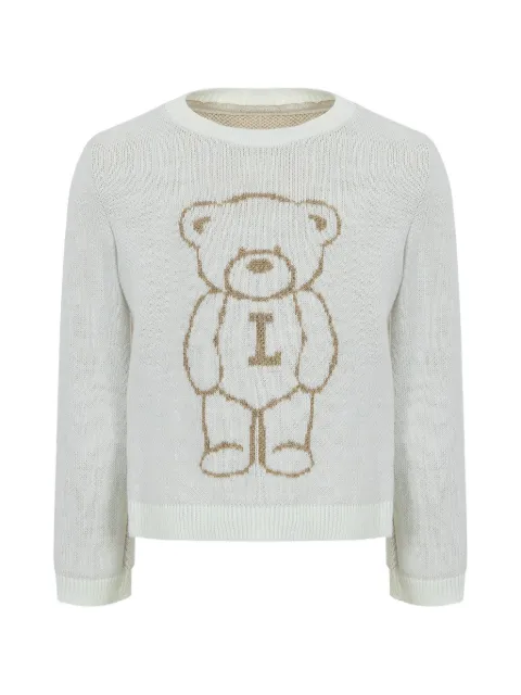 Lapin House jersey con motivo de oso en intarsia