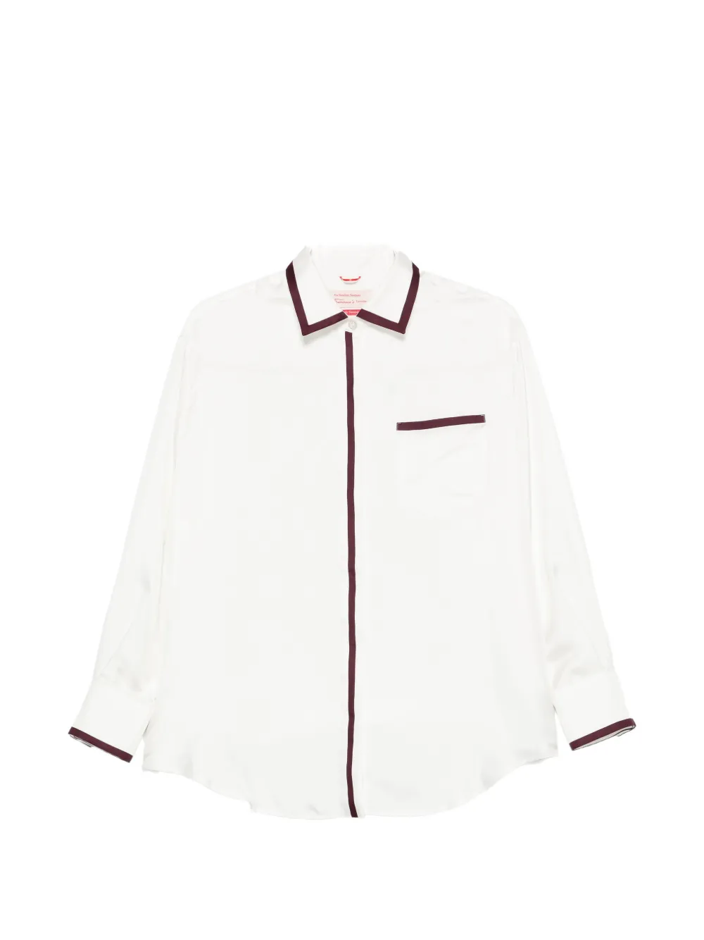 F.R.S For Restless Sleepers chest-pocket shirt - White