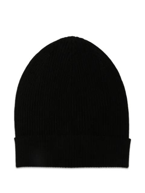 Rick Owens gorro tejido de canalé