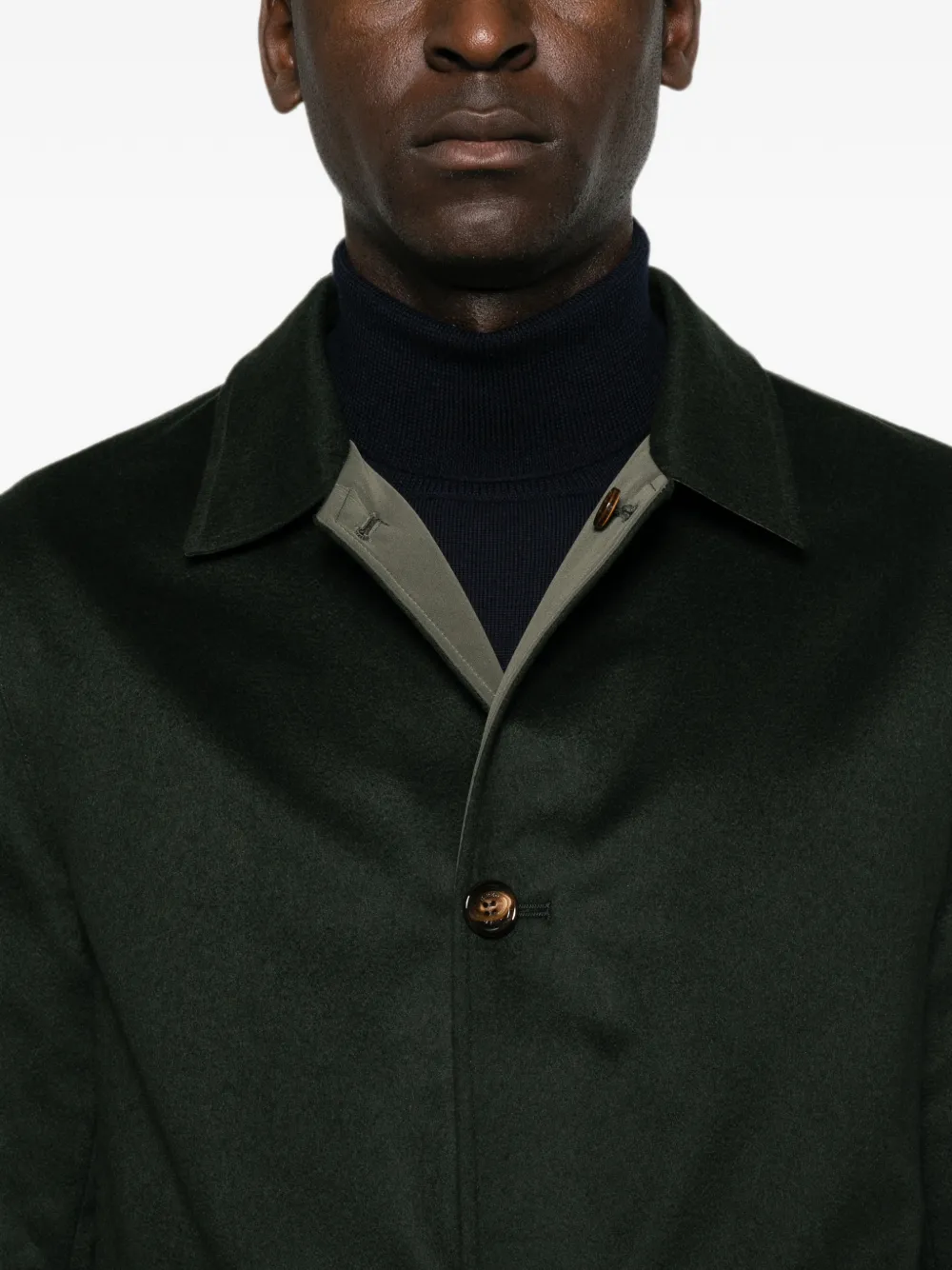 Kired Omkeerbare button-up jas Groen