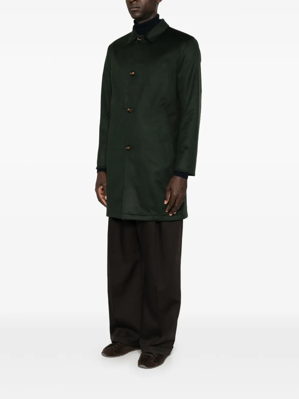 Kired Omkeerbare button-up jas Groen
