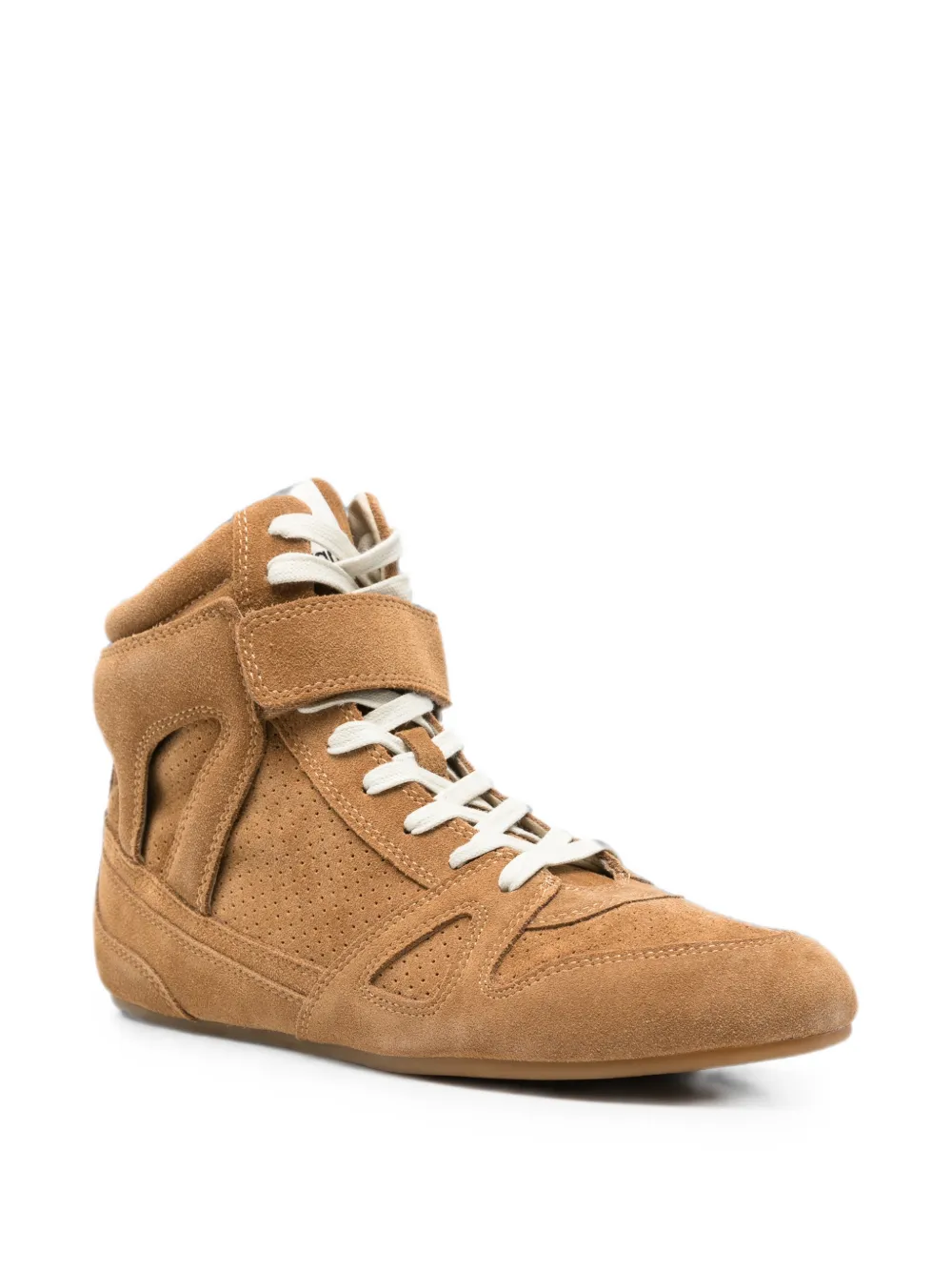 MARANT perforated touch-strap sneakers Bruin