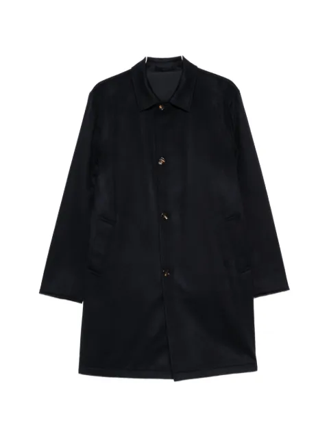 Kired reversible button-fastening coat