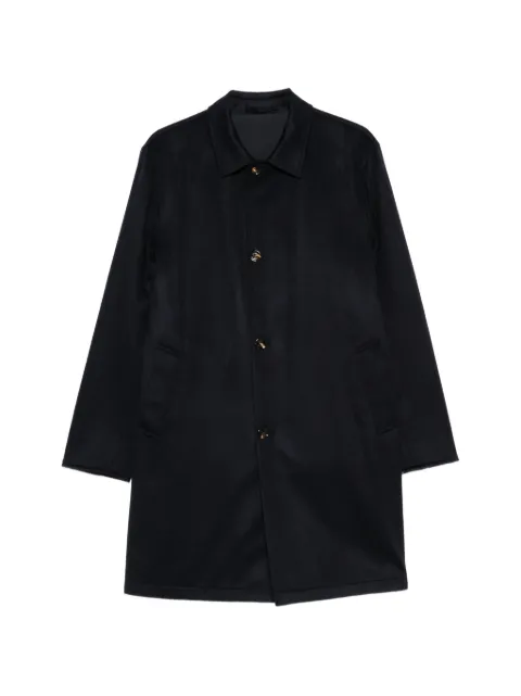Kired reversible button-fastening coat
