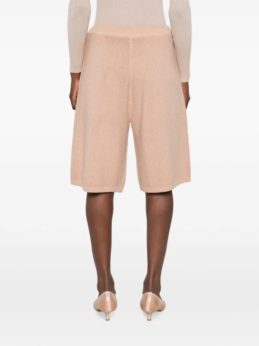 Diesel M-Pickla knitted knee-length shorts Roze