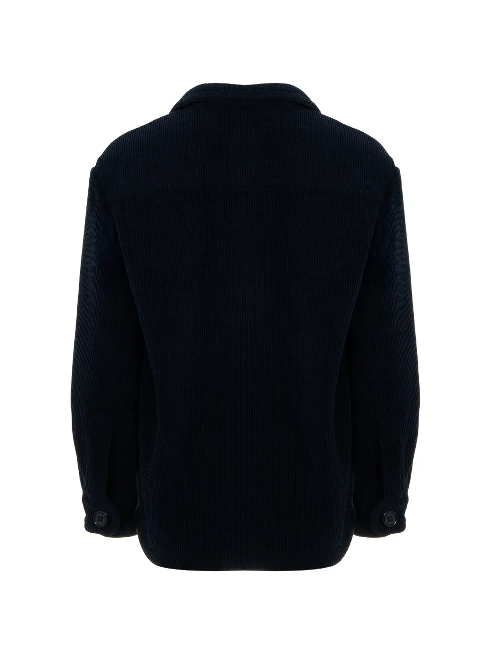 Lapin House Ribgebreid vest met opgestikte zak Blauw