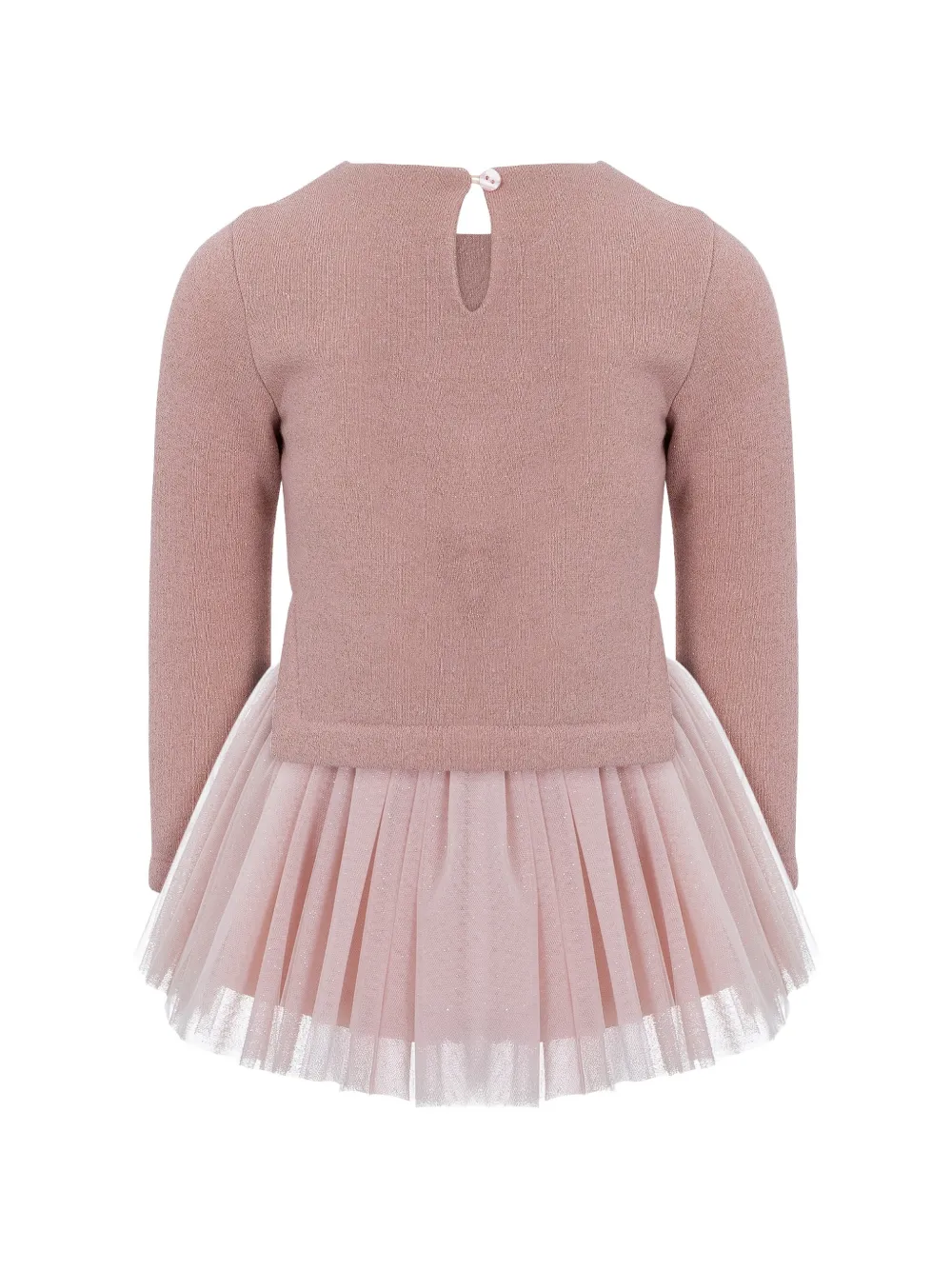 Lapin House bunny-print tulle-skirt dress set Roze