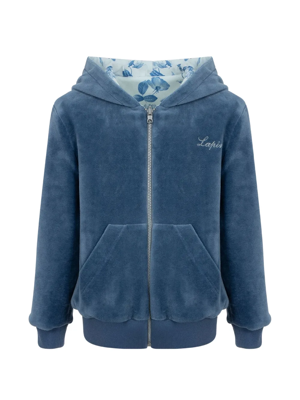 Lapin House Felpa reversibile a fiori - Blu