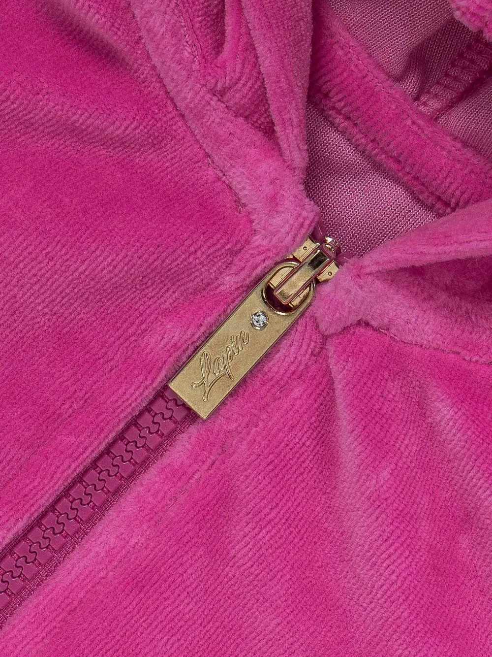 Lapin House Jurk met geborduurde bloemen Roze