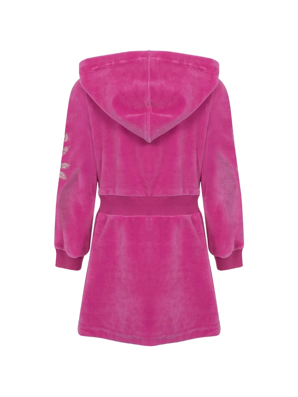 Lapin House Jurk met geborduurde bloemen Roze