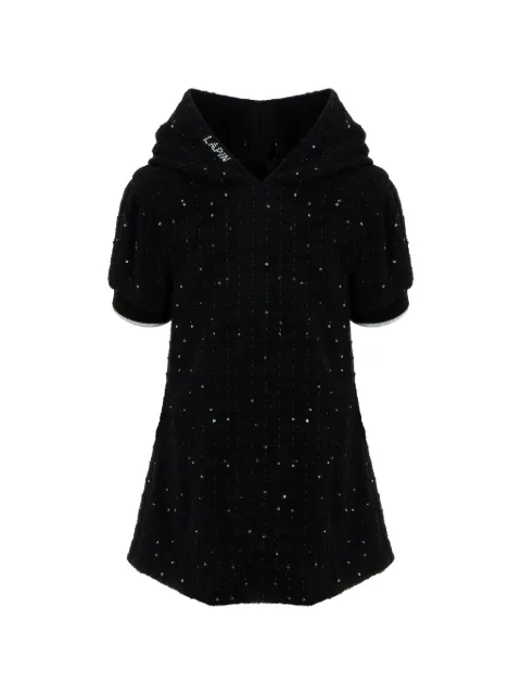 Lapin House sequin-embellished hooded dress