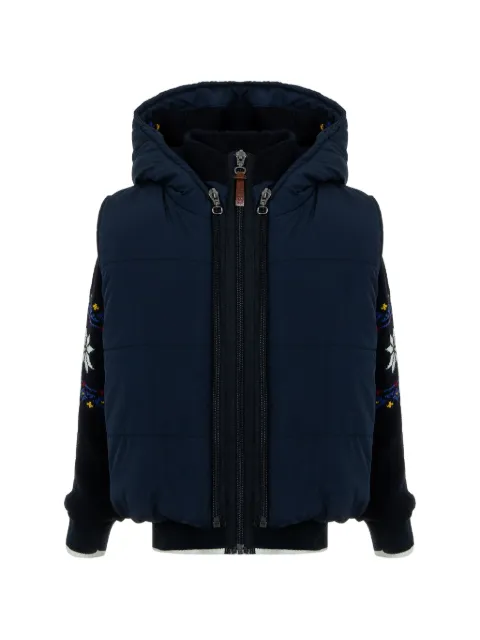Lapin House hooded Fair Isle jacket