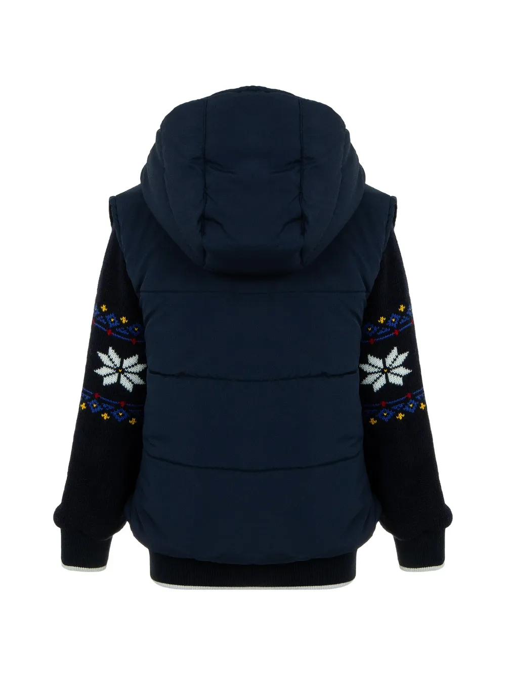 Lapin House Fair Isle jack met capuchon Blauw