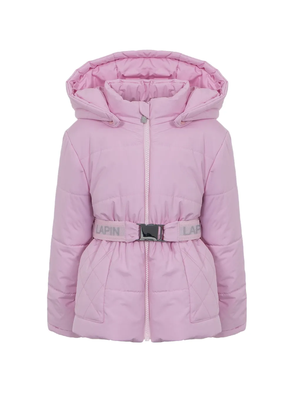 Lapin House Jack met capuchon en ceintuur Roze