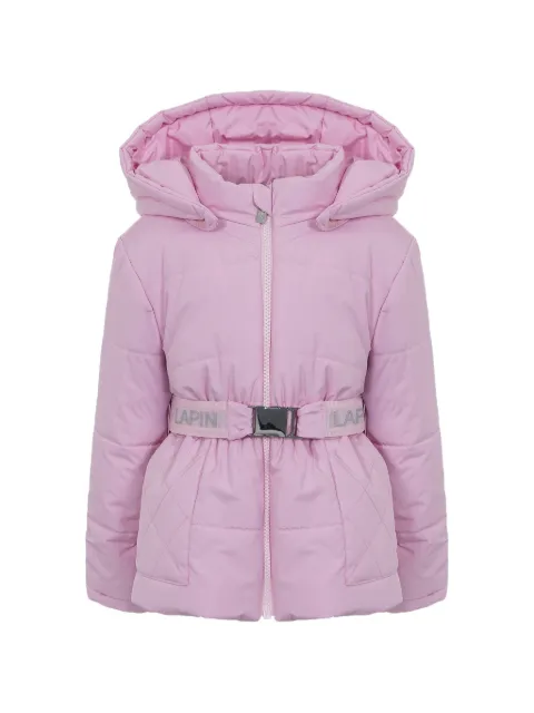 Lapin House belted hooded jacket