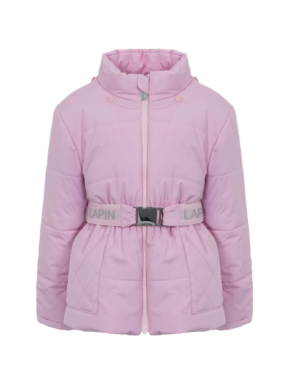 Lapin House Jack met capuchon en ceintuur Roze