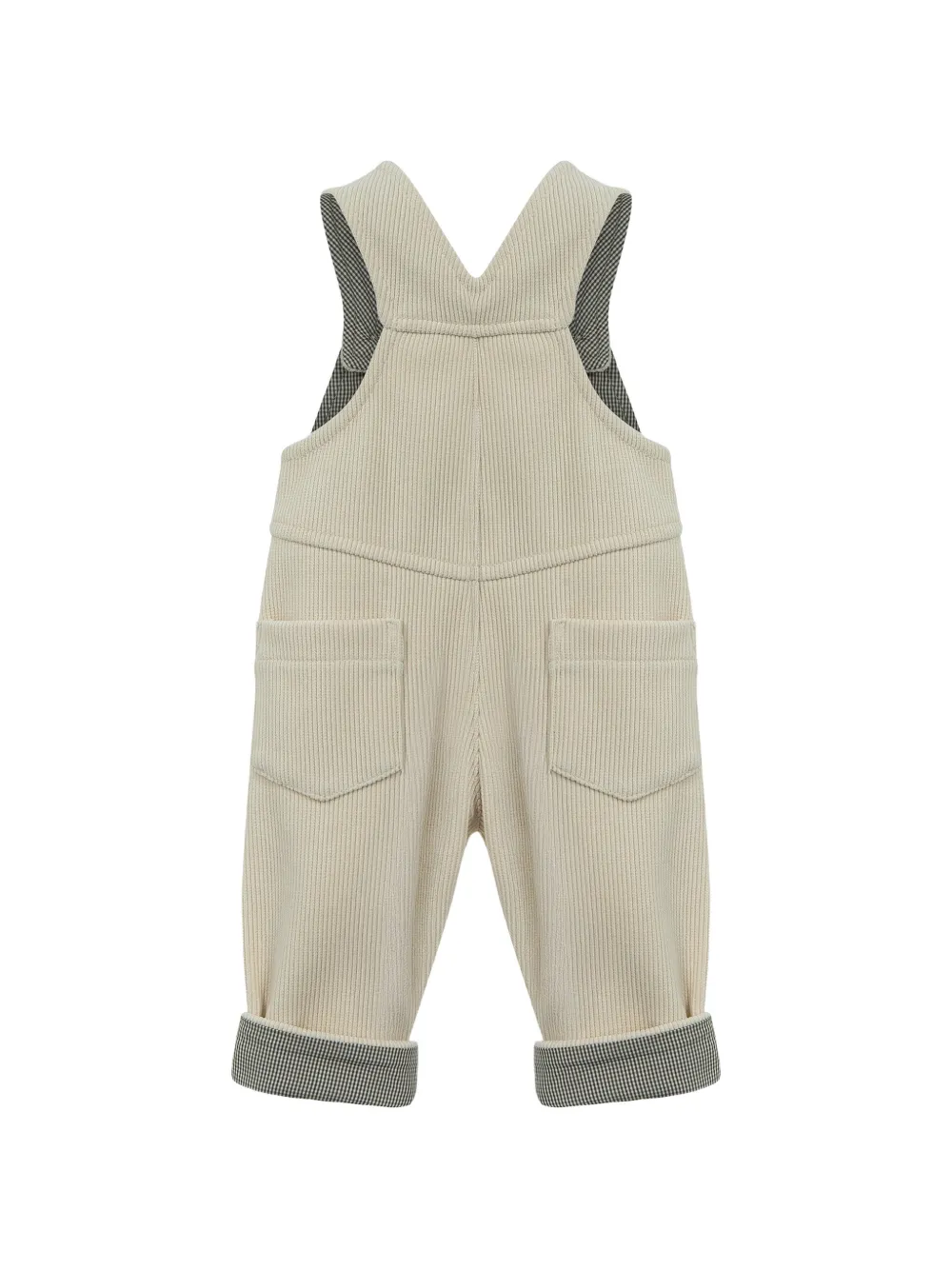 Lapin House Ribfluwelen tuinbroek Beige