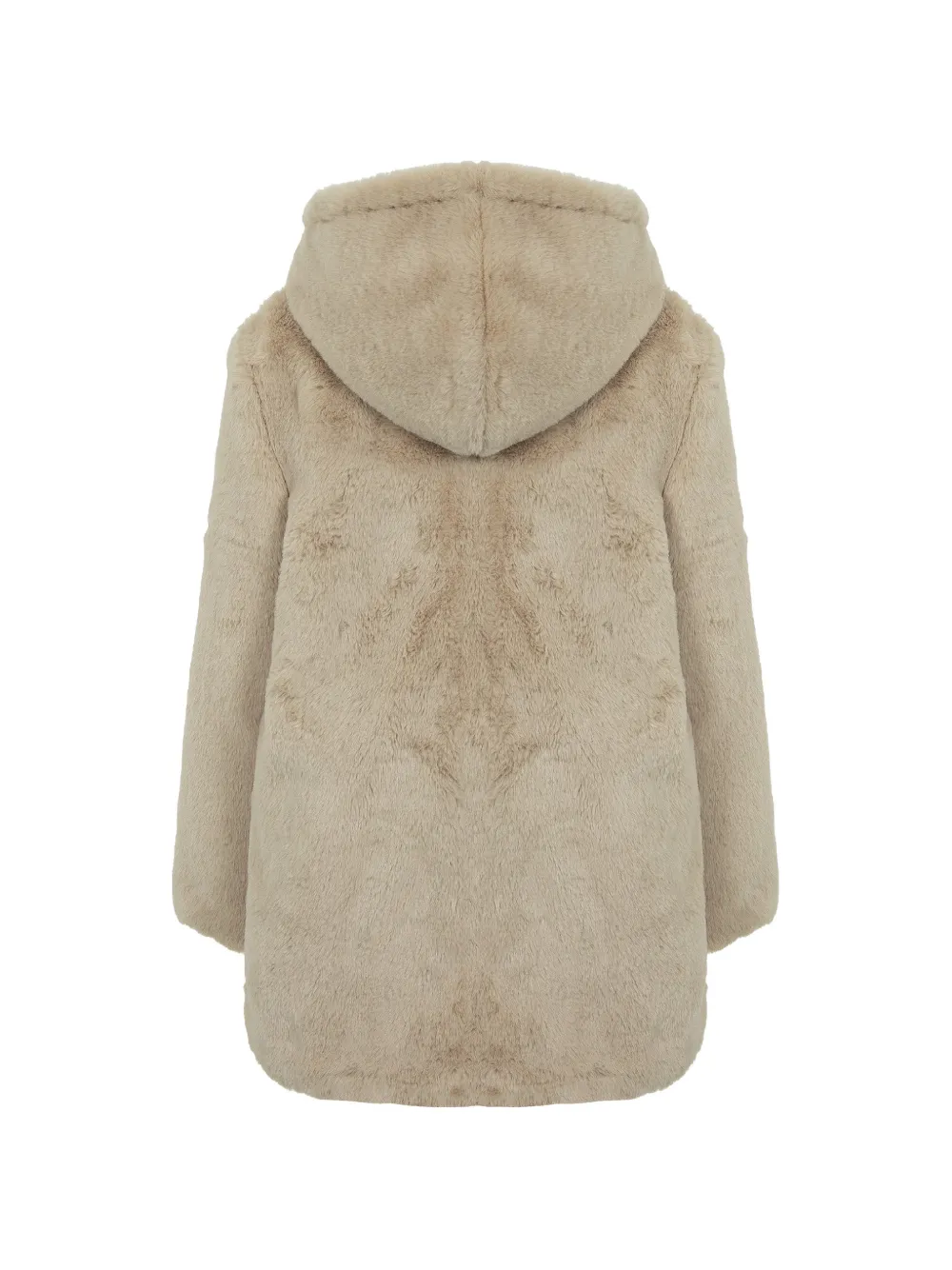 Lapin House Jas van imitatiebont Beige
