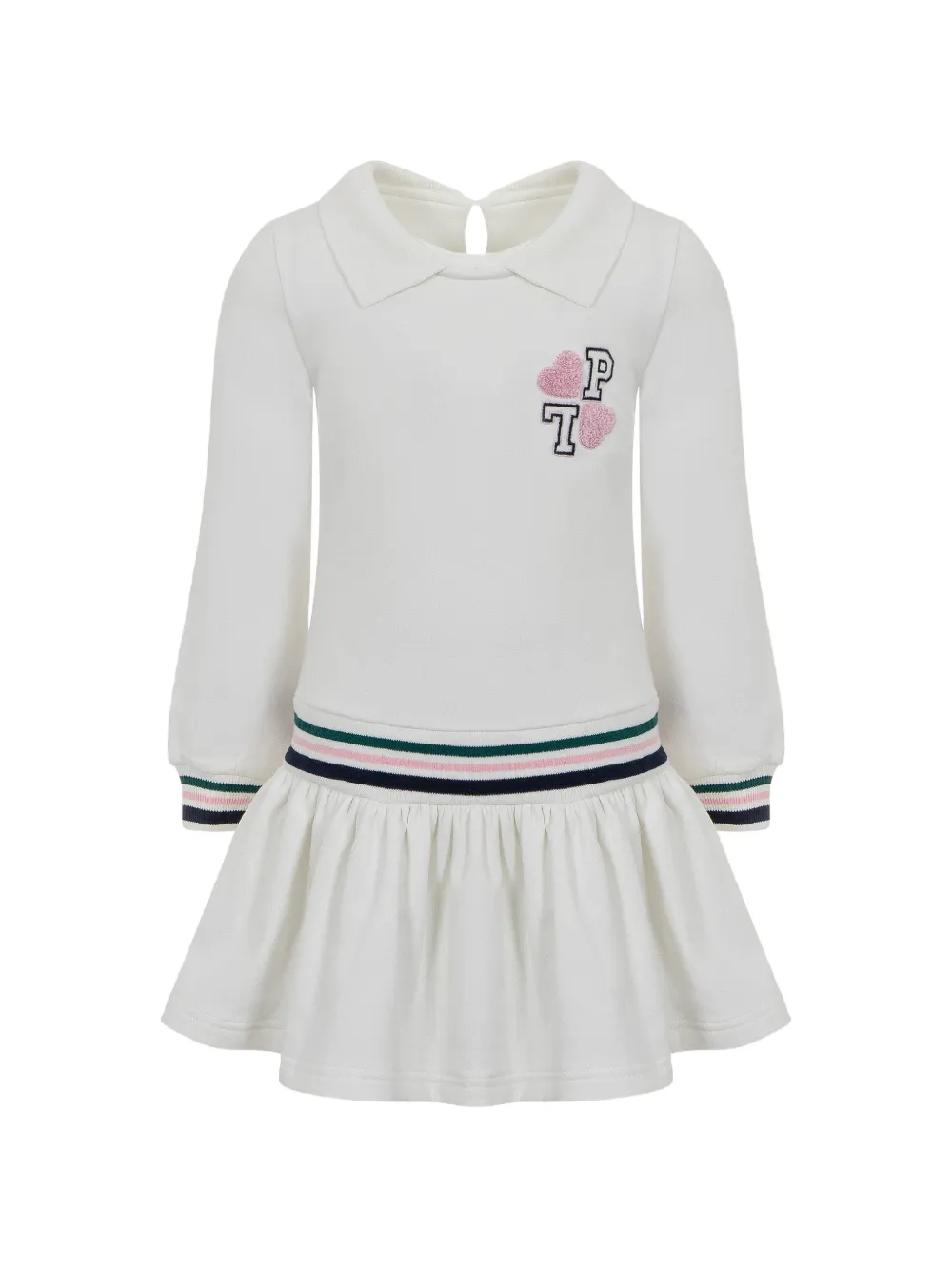 Lapin House robe à logo brodé - Blanc