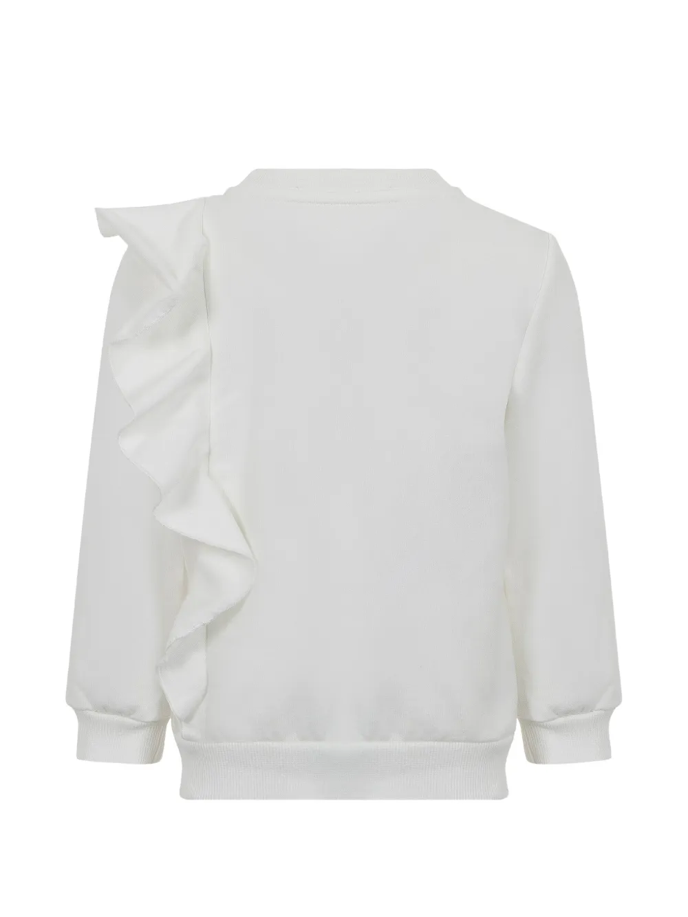 Lapin House Trainingspak met ruches en grafische print Wit