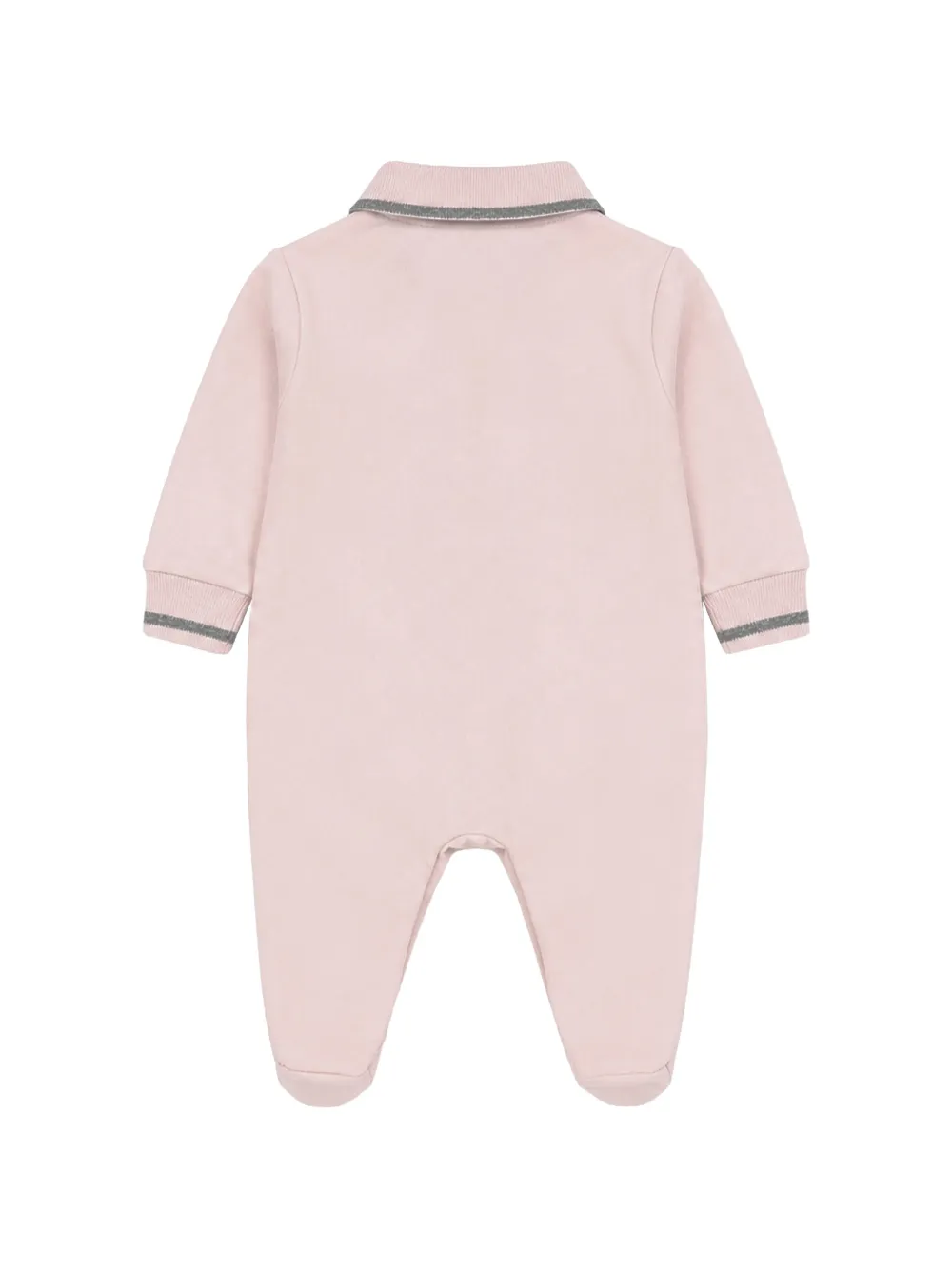 Lapin House Romper met bloemen-print en beer-patroon Roze