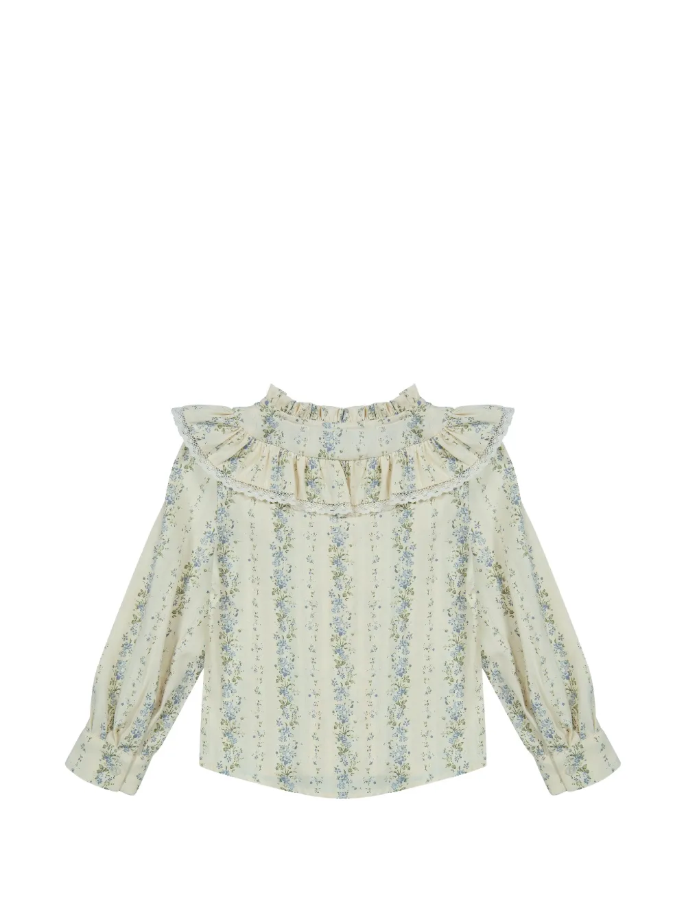 Lapin House Shirt met bloemenprint Beige