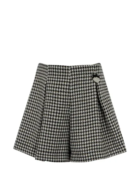 Lapin House pantalones cortos con motivo pied de poule