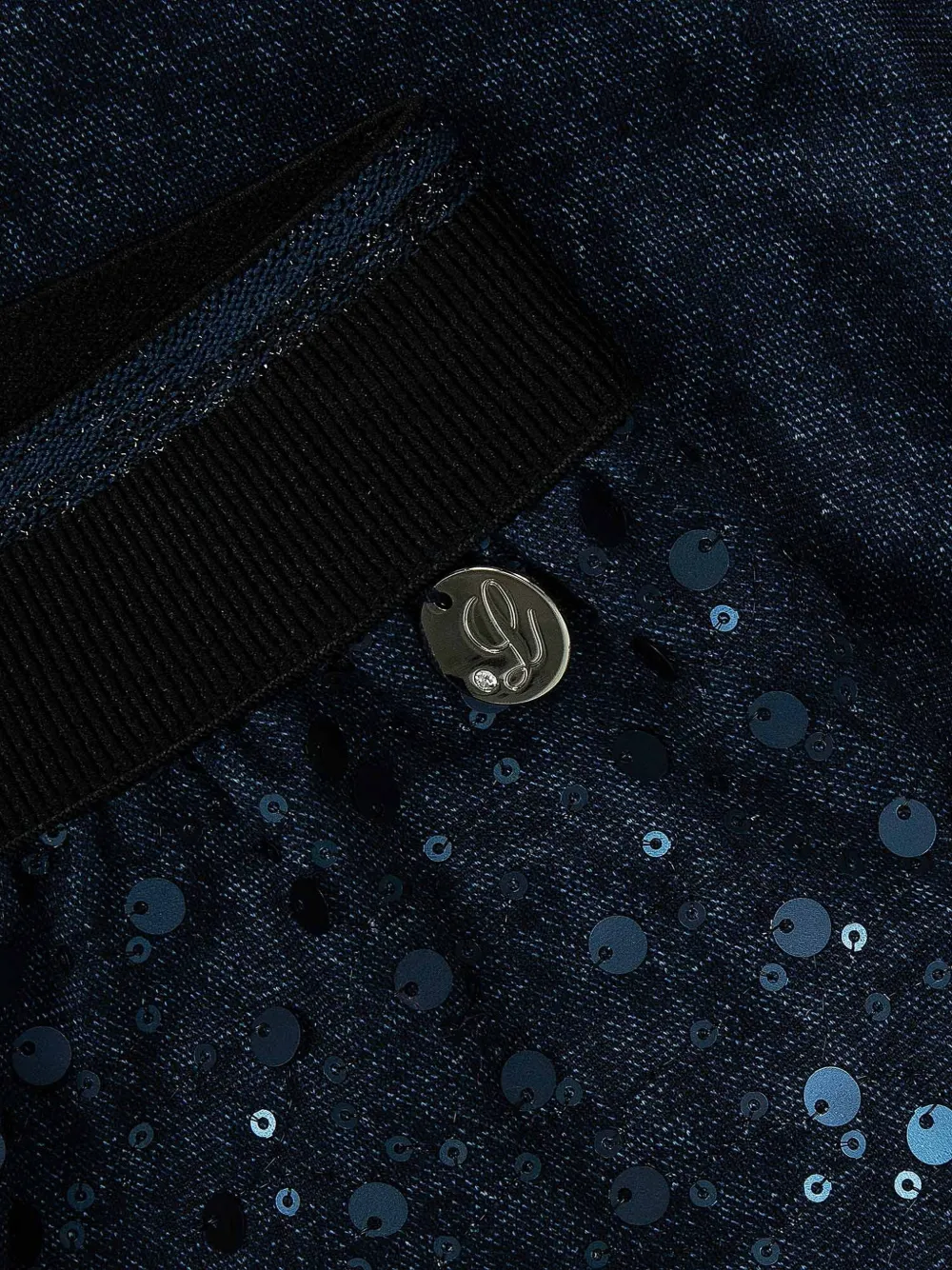 Lapin House Broek verfraaid met pailletten Blauw