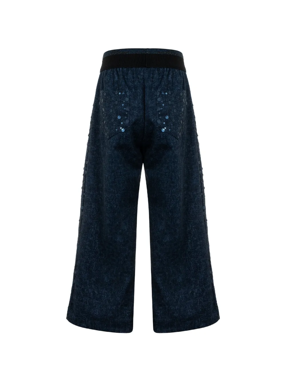 Lapin House Broek verfraaid met pailletten Blauw