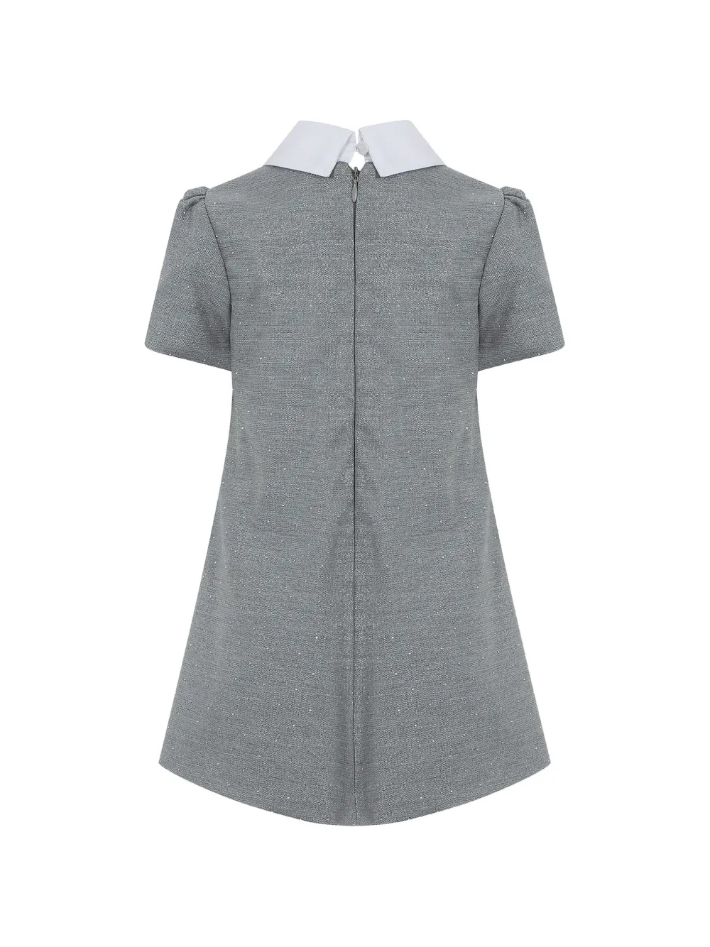 Lapin House Jurk met strikdetail Grijs