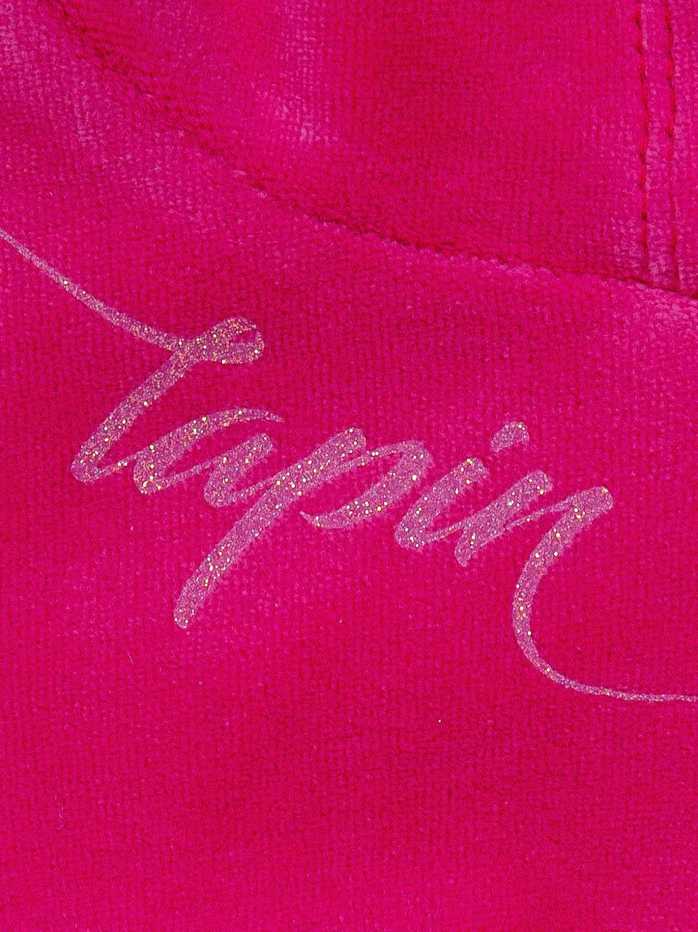 Lapin House Jurk met capuchon en gewatteerde zak Roze