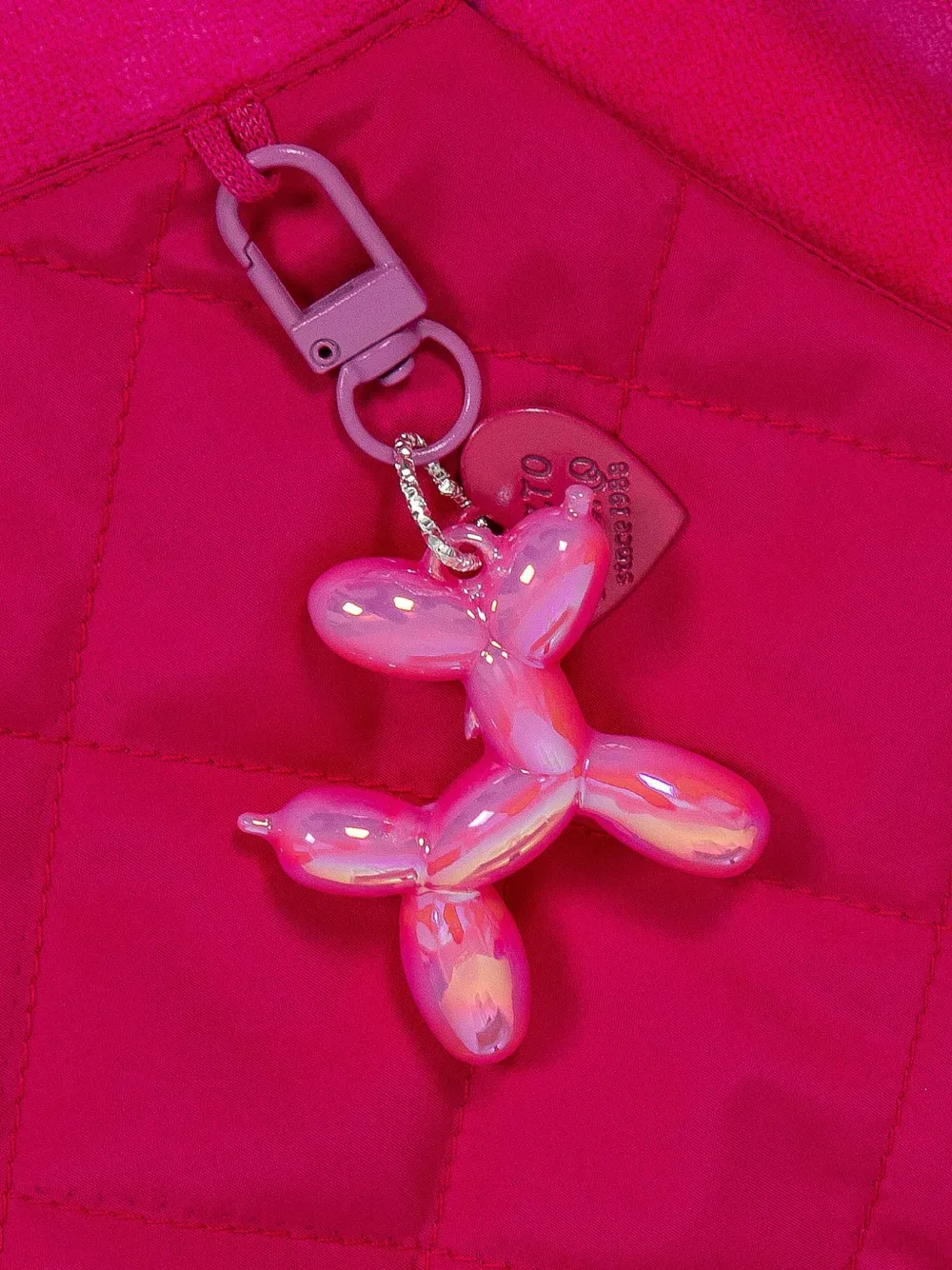 Lapin House Jurk met capuchon en gewatteerde zak Roze