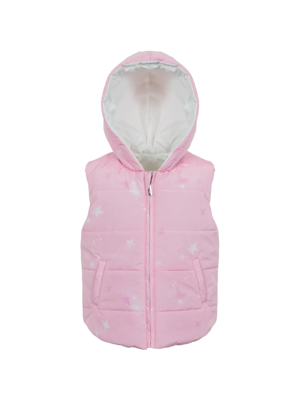 Lapin House Wendbare Jacke mit Sterne-Print - Rosa