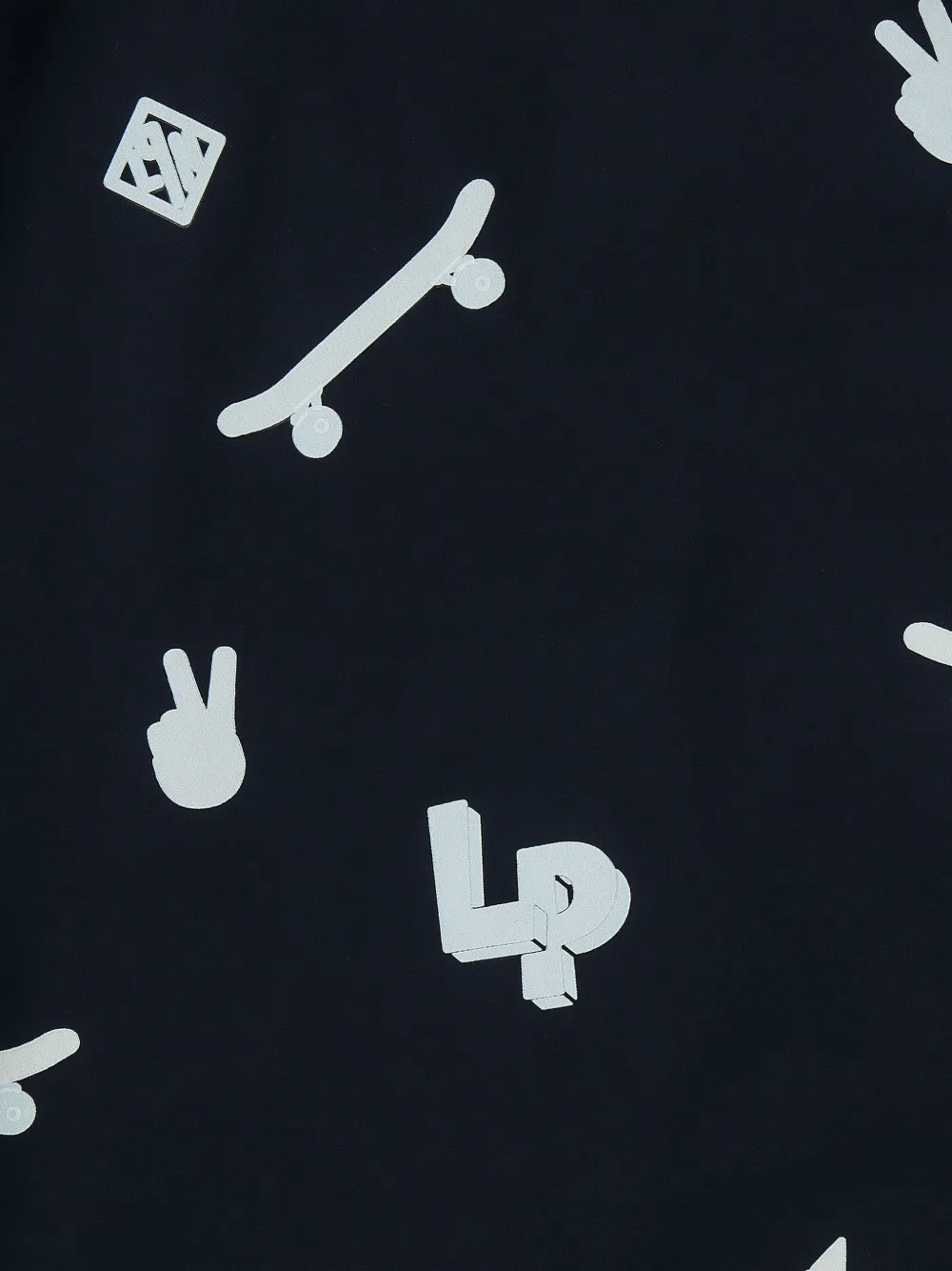 Lapin House Jack met grafische print Blauw