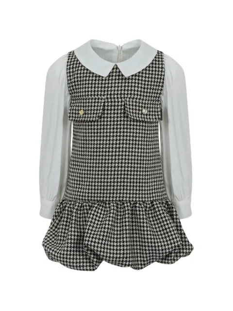 Lapin House Abito con motivo pied-de-poule