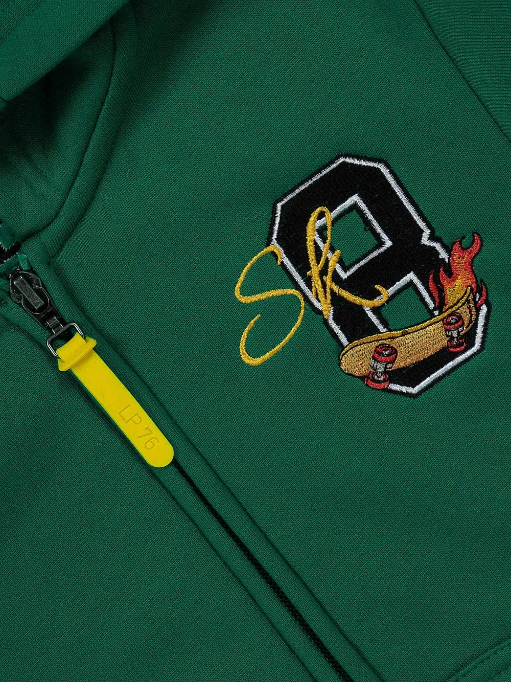 Lapin House Hoodie met borduurwerk Groen