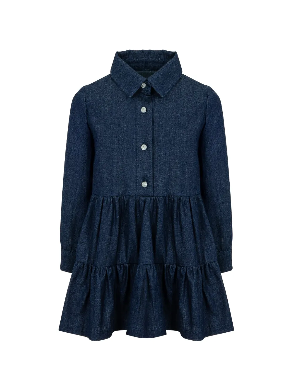 Lapin House Gelaagde jurk met bloemenkraag Blauw