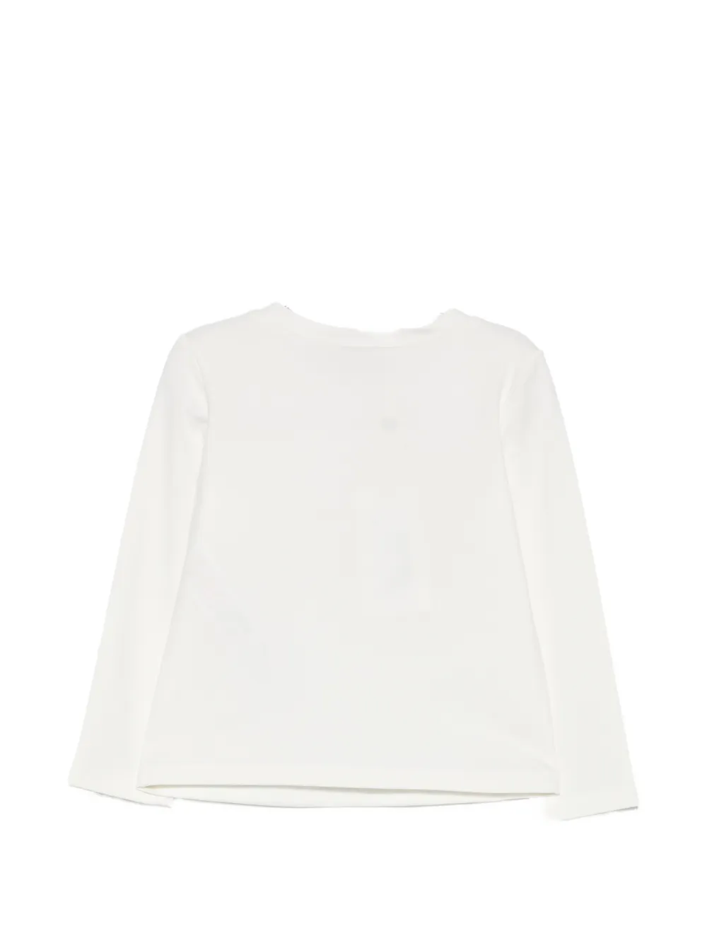 TWINSET Kids T-shirt met hartprint Beige