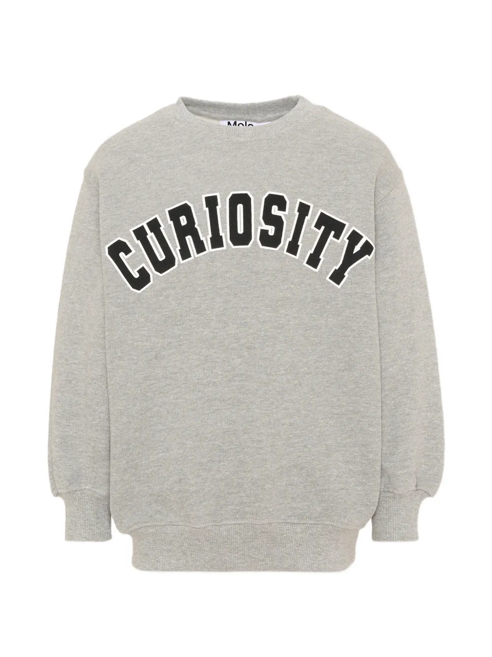 Molo Magni slogan-print sweatshirt - Grigio