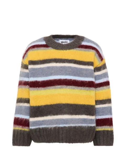 Molo Brian striped knitted sweater