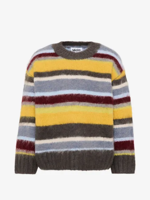 Molo Brian striped knitted sweater