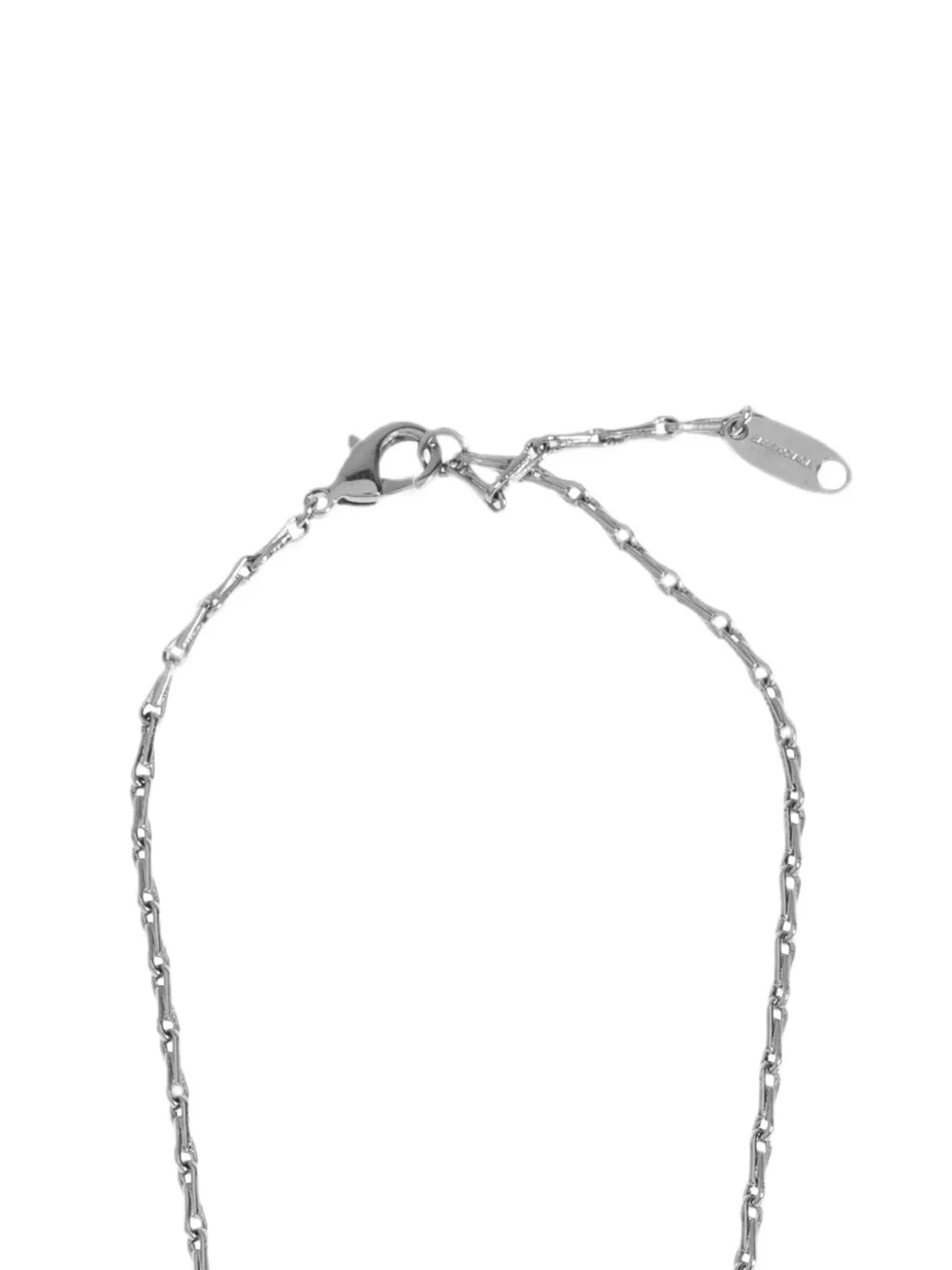 Balenciaga 앵커 크레스트 로고 네크리스 In Silver